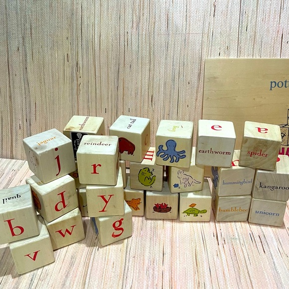 Pottery Barn Kids Toys Pottery Barn Kids Alphabet Blocks Poshmark